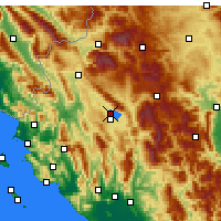 Nearby Forecast Locations - Ioánnina - Mapa