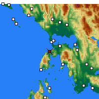 Nearby Forecast Locations - Lefkada - Mapa