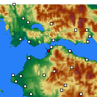 Nearby Forecast Locations - Patra - Mapa