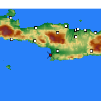 Nearby Forecast Locations - Matala - Mapa