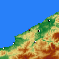 Nearby Forecast Locations - Zonguldak - Mapa
