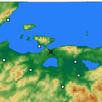 Nearby Forecast Locations - Bandırma - Mapa