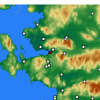 Nearby Forecast Locations - Smyrna - Mapa