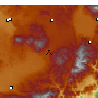 Nearby Forecast Locations - Niğde - Mapa