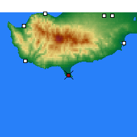 Nearby Forecast Locations - Lemesos - Mapa