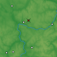 Nearby Forecast Locations - Kaluga - Mapa