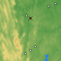 Nearby Forecast Locations - Nižnij Tagil - Mapa