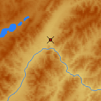 Nearby Forecast Locations - Čita - Mapa