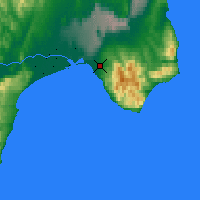 Nearby Forecast Locations - Ust'-Kamch. - Mapa