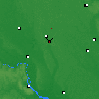 Nearby Forecast Locations - Jahotyn - Mapa