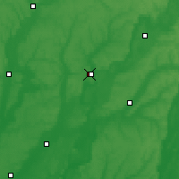 Nearby Forecast Locations - Haďač - Mapa