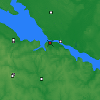 Nearby Forecast Locations - Svitlovodsk - Mapa