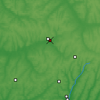 Nearby Forecast Locations - Obojaň - Mapa