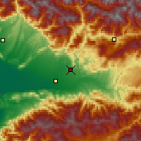 Nearby Forecast Locations - Kutaisi - Mapa