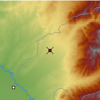 Nearby Forecast Locations - Taškent - Mapa