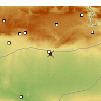 Nearby Forecast Locations - Kámišlí - Mapa