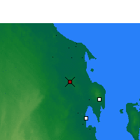 Nearby Forecast Locations - Dammám - Mapa