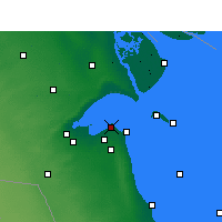Nearby Forecast Locations - Kuvajt - Mapa