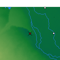 Nearby Forecast Locations - Nadžaf - Mapa