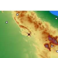 Nearby Forecast Locations - Ibrí - Mapa