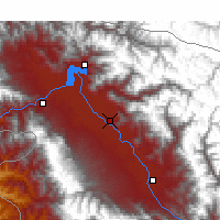 Nearby Forecast Locations - Šrínagar - Mapa
