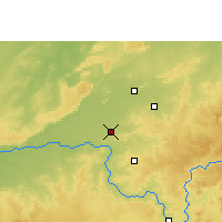 Nearby Forecast Locations - Džabalpur - Mapa