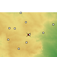 Nearby Forecast Locations - Hajdarábád - Mapa