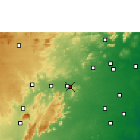 Nearby Forecast Locations - Vélúr - Mapa
