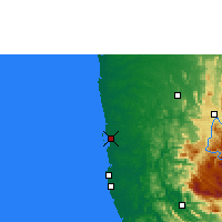 Nearby Forecast Locations - Katunayake - Mapa
