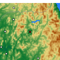 Nearby Forecast Locations - Čchunčchon - Mapa