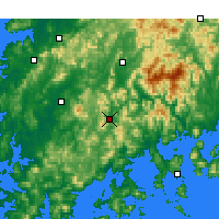 Nearby Forecast Locations - Sunčchon - Mapa