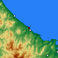 Nearby Forecast Locations - Monbecu - Mapa
