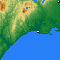 Nearby Forecast Locations - Kuširo Letiště - Mapa