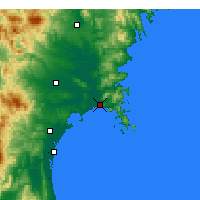 Nearby Forecast Locations - Išinomaki - Mapa