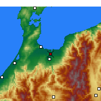 Nearby Forecast Locations - Tojama - Mapa