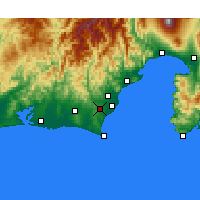 Nearby Forecast Locations - Šimada - Mapa
