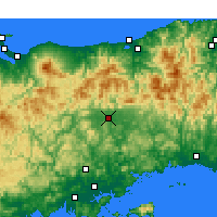Nearby Forecast Locations - Cujama - Mapa