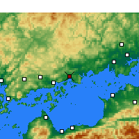Nearby Forecast Locations - Fukujama - Mapa