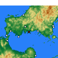 Nearby Forecast Locations - Hófu - Mapa