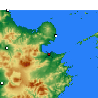 Nearby Forecast Locations - Óita - Mapa