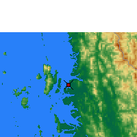 Nearby Forecast Locations - Myeik - Mapa