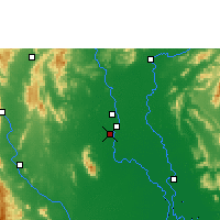 Nearby Forecast Locations - Sukhothaj - Mapa