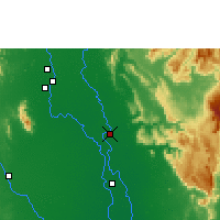 Nearby Forecast Locations - Phitsanulok - Mapa