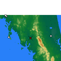 Nearby Forecast Locations - Trang - Mapa