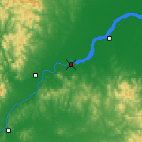 Nearby Forecast Locations - Ťia-mu-s' - Mapa