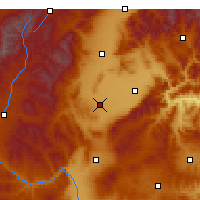 Nearby Forecast Locations - Sin-čou - Mapa