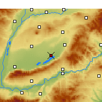 Nearby Forecast Locations - Jün-čcheng - Mapa