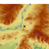 Nearby Forecast Locations - Quwo - Mapa