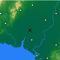 Nearby Forecast Locations - Pchan-ťin - Mapa