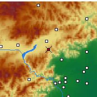Nearby Forecast Locations - Pa-ta-ling - Mapa